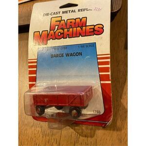 Vintage ERTL FARM MACHINES Barge Wagon 1986 Die Cast Brand New